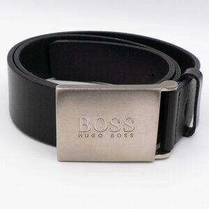 Hugo Boss Genuine Leather Belt Size 34/90 Made in Italy